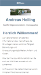 Mobile Screenshot of praxisholling.de